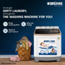 Bruhm Washing Machine 7kg Manual Twin Tub BWT-070H