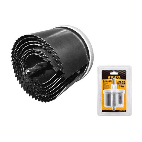 Ingco Hole Saw Set 2&Quot; Pack Of 7 Akhs702
