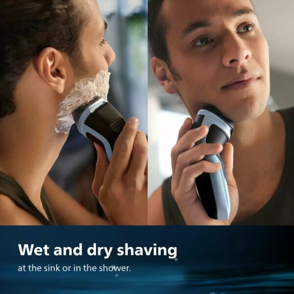 Philips Electric Cordless Shaver, Comfortcut Blades, Anti-Corrosion Shaving System, 3D Floating Heads, Shave Wet &Amp; Dry 3000X Series X3063