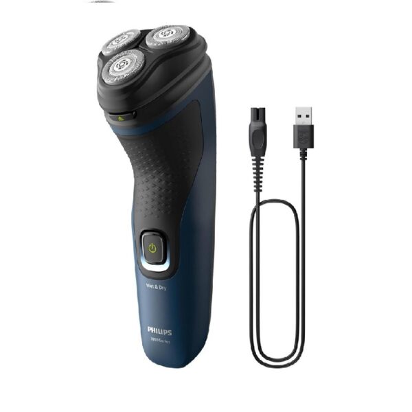Philips Electric Cordless Shaver Comfortcut Blades, 3D Floating Heads, Shave Wet &Amp; Dry, One-Touch Open 1000 Series S1151