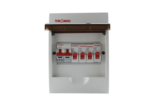 Tronic Abs Consumer Unit 4 Way Complete