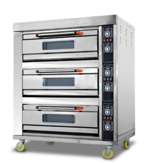 Generic Commercial Electric Baking Oven 3 Door 6 Trays