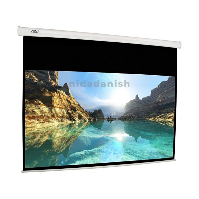 Techcom Electric Projector Screen 200 X 200Cm