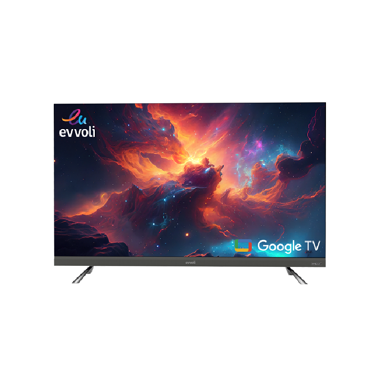 Evvoli 50&Quot; Qled 4K Google Smart Tv Evvo Sound Bar 50Ev350Qg