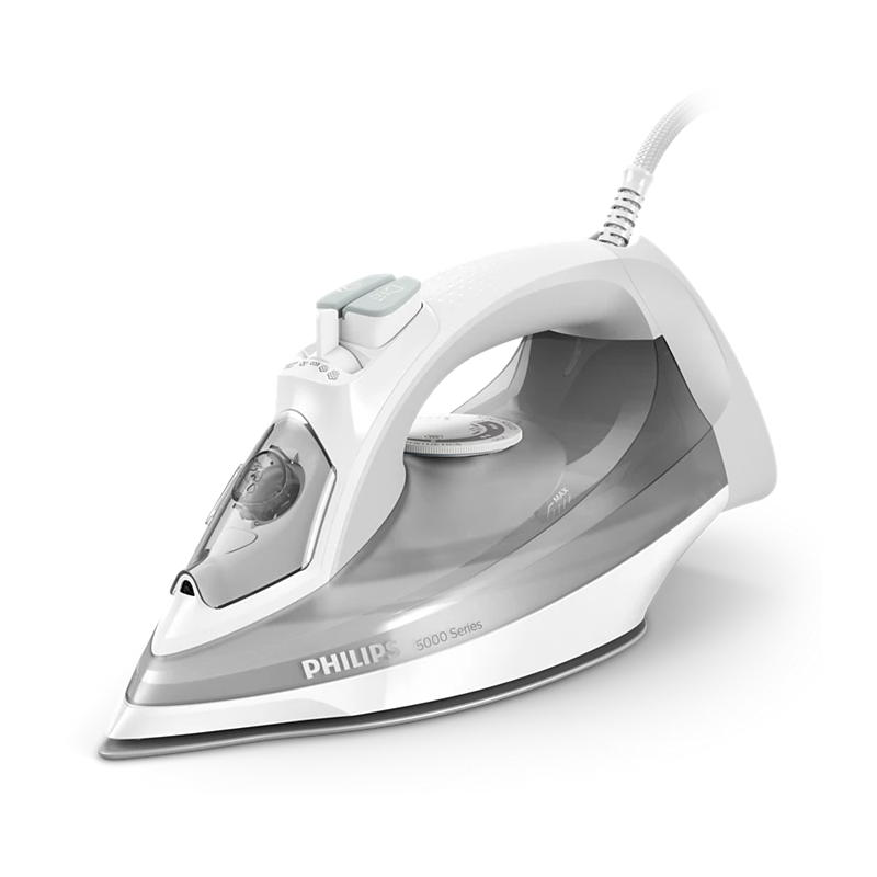 Philips Steam Iron 5000 Series 2400W With Steam Boost, Steamglide Plus Soleplate, 320Ml Tank Dst5010