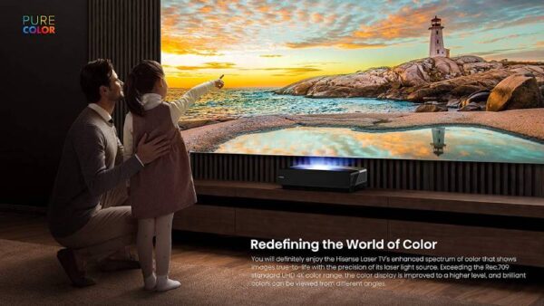 Hisense 120&Quot; Premium Laser 4K Uhd Smart Tv With Dolby Atoms, Vidaa U, X-Fusion Laser, Laser Engine He120L5F