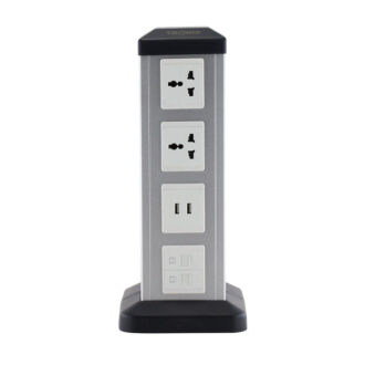 Tronic Pole Socket 2G Universal + 2 Usb + 2 Rj45 Data
