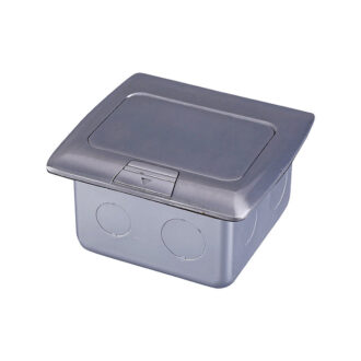 Tronic Single Floor Socket With 1 Data Port