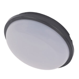 Tronic Round Black Led Bulkhead 15 Watts