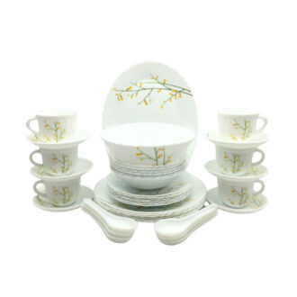 La Opala Dinner Set Citron Weave Classique 38 Pieces LW038