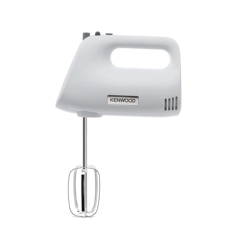 Kenwood Hand Mixer (Electric Whisk) 450W With 5 Speeds + Turbo Button Twin Stainless Steel Kneader And Beater For Mixing Whipping Whisking Kneading HMP30.A0WH
