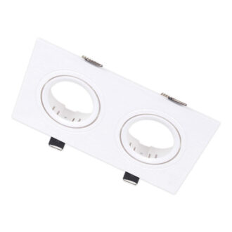 Tronic Twin Rectangular Gu10 Recessed Fitting
