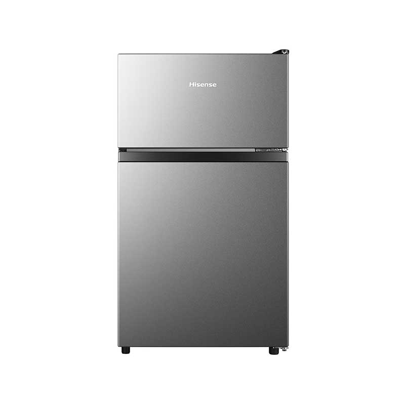 Hisense Refrigerator 87L Double Door Top Freezer, Compact Size, Energy Efficient, Functional Design, Modern Aesthetics, Silver H120Tts