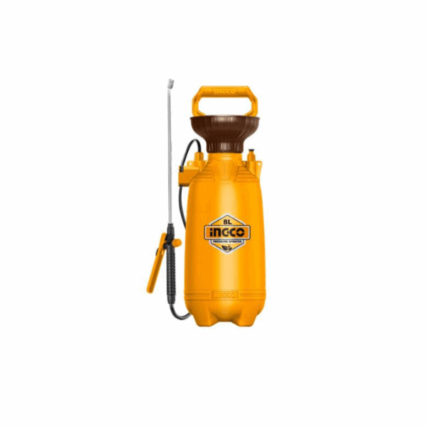 Ingco Hand Pressure Sprayer 8L With On/Off Trigger &Amp; Trigger Lock Hspp30802