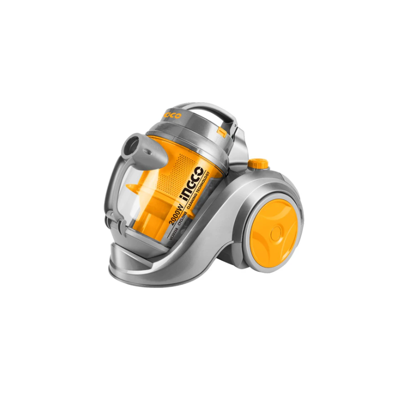 Ingco Vacuum Cleaner 2.5L 2000W With Copper Wire Motor, Speed Control Function, Thermo Fuse, Soft Start Vc20258