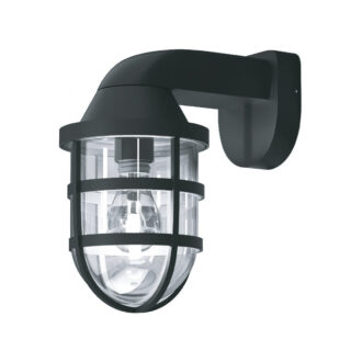 Tronic Oval Shaped Clear Aluminium Wall Light Ll 5002-Bk