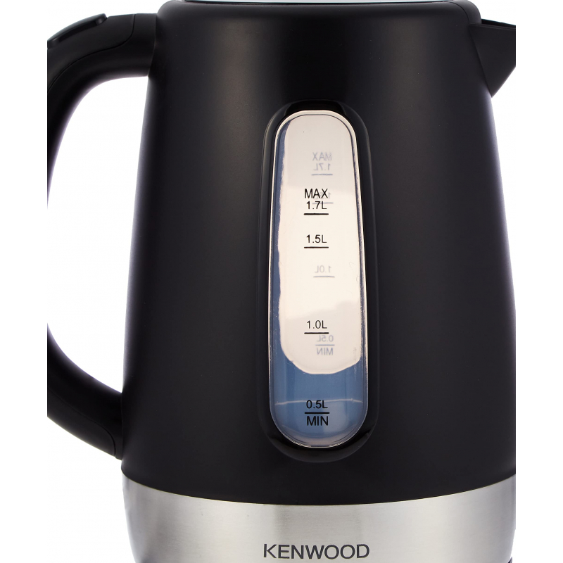 Kenwood Kettle 1.7L Cordless Electric Kettle 2200W with Auto Shut-Off & Removable Mesh Filter Internal Water Gauge ZJP01.AOBK