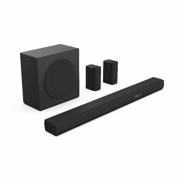 Hisense Sound Bar 5.1Ch 540W with 6.5" Wireless Subwoofer, Dolby Digital Plus, Bluetooth 5.3, EzPlay, Roku TV Ready, DTS: X HS5100