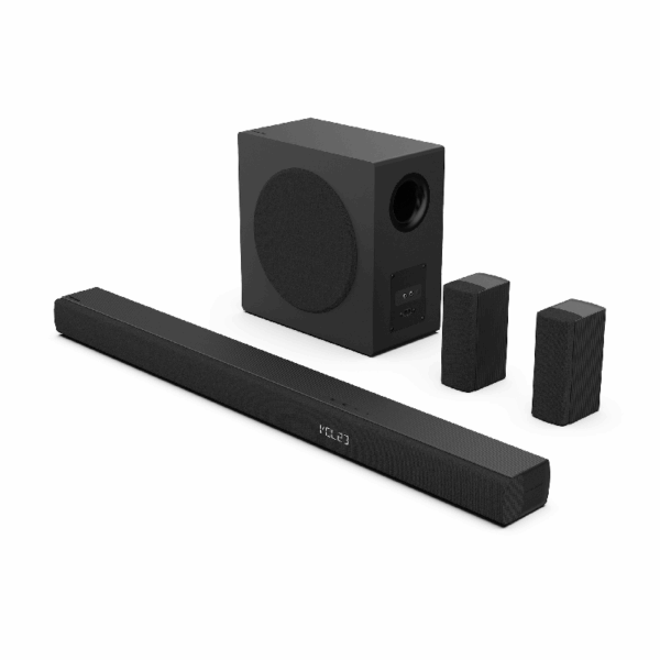 Hisense Sound Bar 5.1Ch 540W with 6.5" Wireless Subwoofer, Dolby Digital Plus, Bluetooth 5.3, EzPlay, Roku TV Ready, DTS: X HS5100