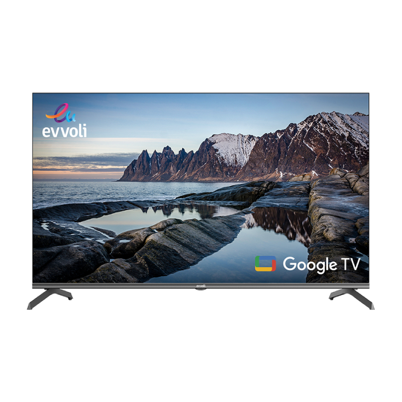 Evvoli Smart Google Tv 43&Quot; Led Fhd Frameless Dvb T2-Reciver 43Ev225Dg