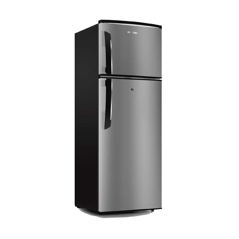 Bruhm Refrigerator 245L Double Door Grey Brd-H275B