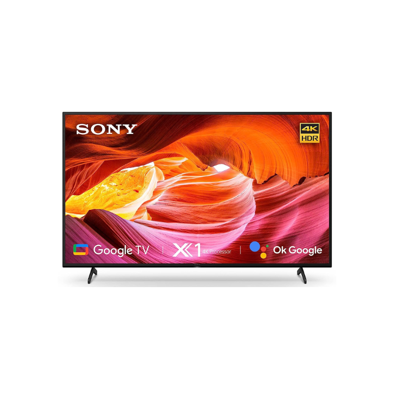 Sony Bravia 55&Quot; Led 4K Ultra Hd Smart Google Tv With Alexa Compatibility, X1 4K Processor, 4K X Reality Pro, Motion Flow Xr200 Engine, Bluetooth Connectivity Black Kd-55X75K