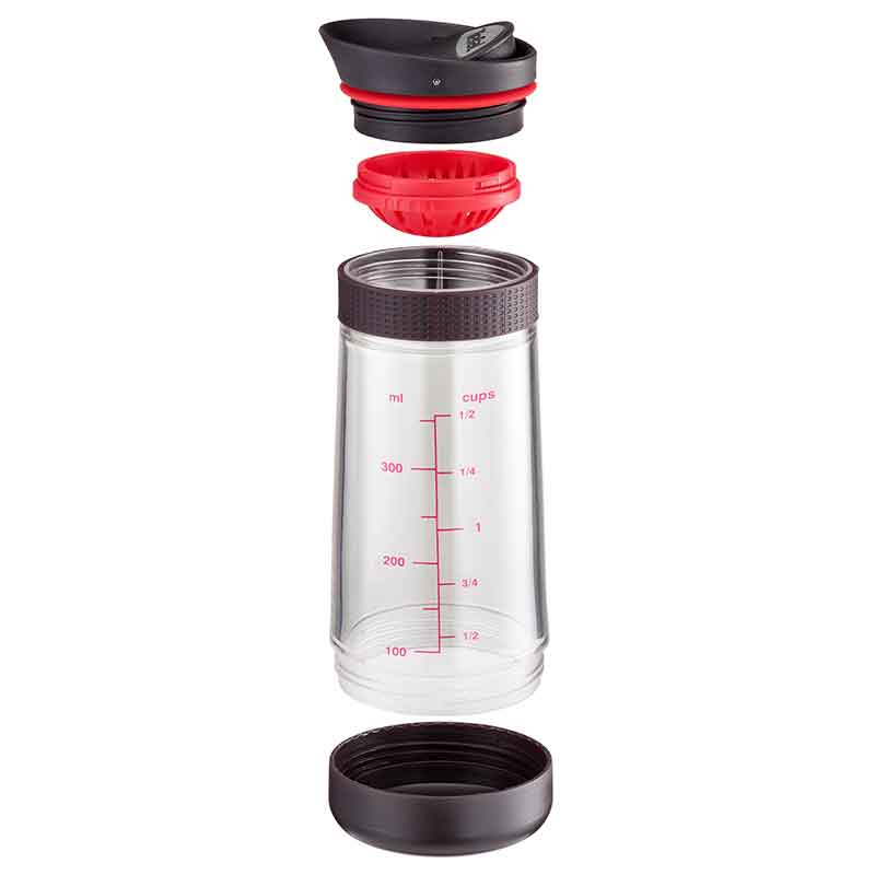 Tefal Ingenio Oil Bottle Salad Dressing Shaker Glass Bottle Vinaigrette Shaker Premium Quality K2073014
