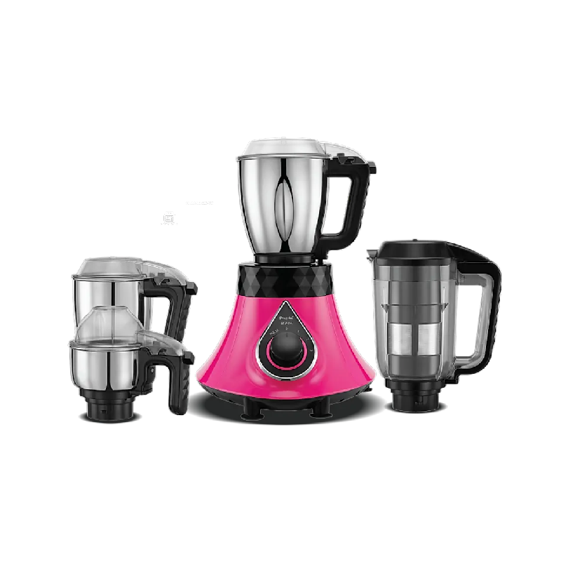 Preethi Storm Mixer Grinder 750W With 4 Stainless Steel Jars, Extractor Filter, Overload Protector, 3 Speed Levels Mg232/00