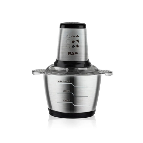 Raf Chopper 2L 1000W Stainless Steel, 4 Sharp Blades R.7034