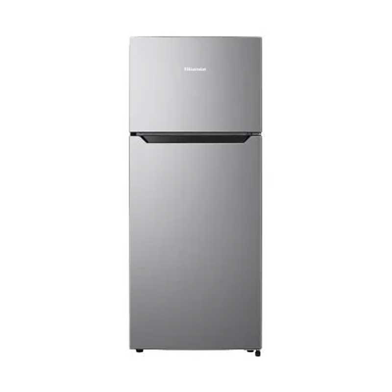 Hisense Refrigerator 205L Double Door, Top Freezer, Titanium Silver Rd-27Dr4Sa
