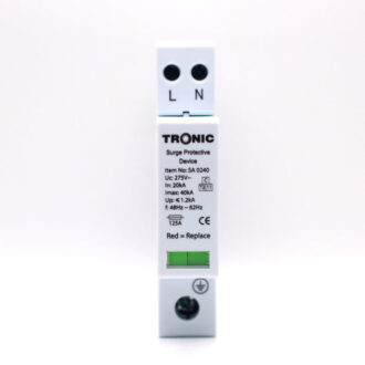 Tronic Surge Protection Single Pole 40Ka