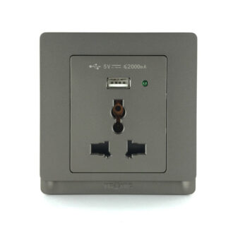 Tronic Single Socket With Usb