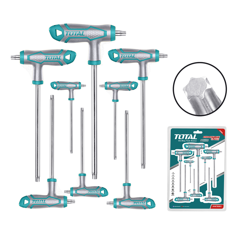 Total Torx Wrench Allen Key Set 8pcs THHW8083