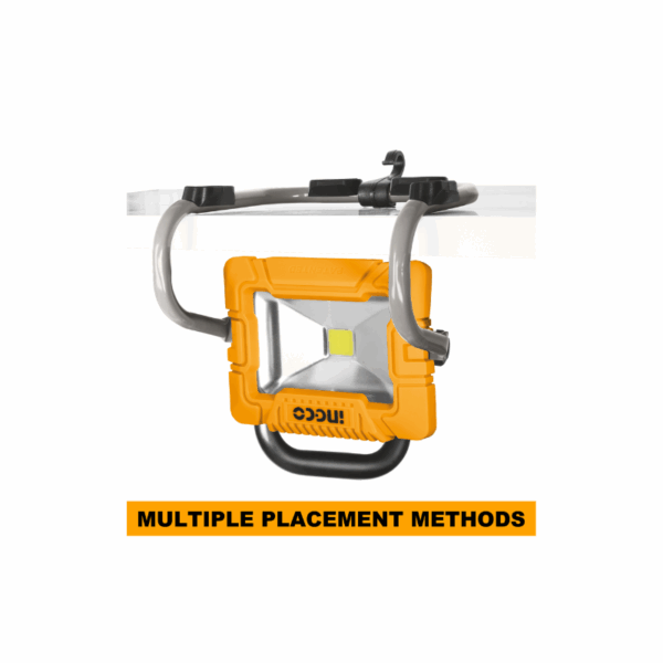 Ingco Cordless Portable Led Work Lamp 20W With High &Amp; Low Lumen Setting Cwli2025