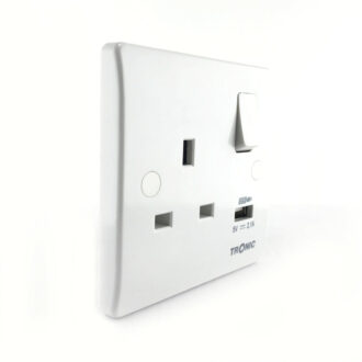 Tronic Single Socket With Usb 13Amps