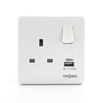 Tronic Single Socket With Usb 13Amps