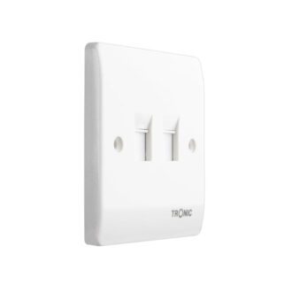 Tronic Telephone Socket White Rj11 6 Line
