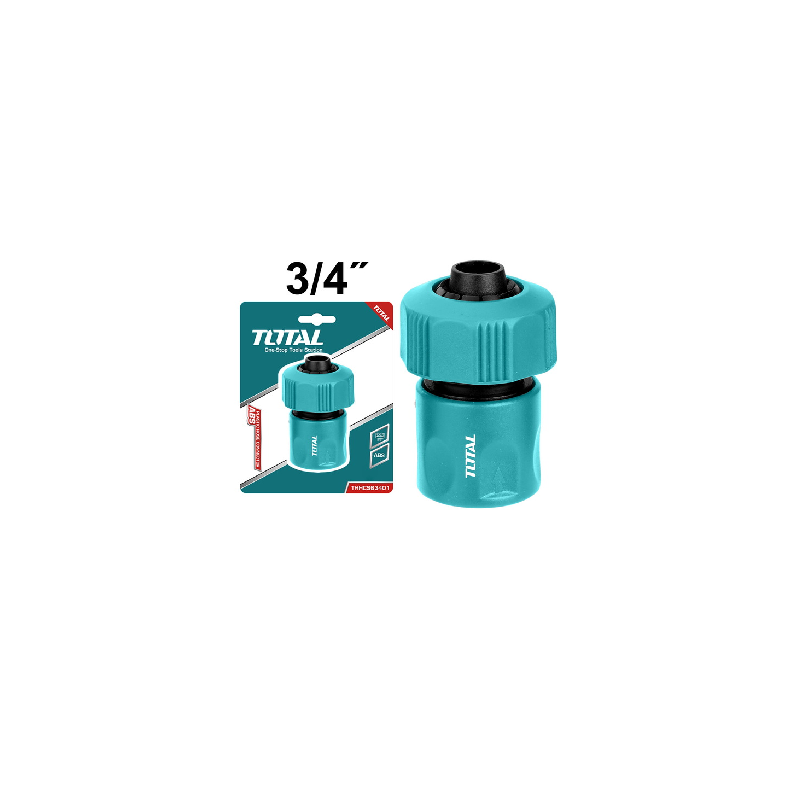 Total Garden Water Hose Connector Plastic THHCS63401