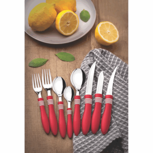 Tramontina Steak Knives Cor & Cor 2pcs Set Red 23450/275