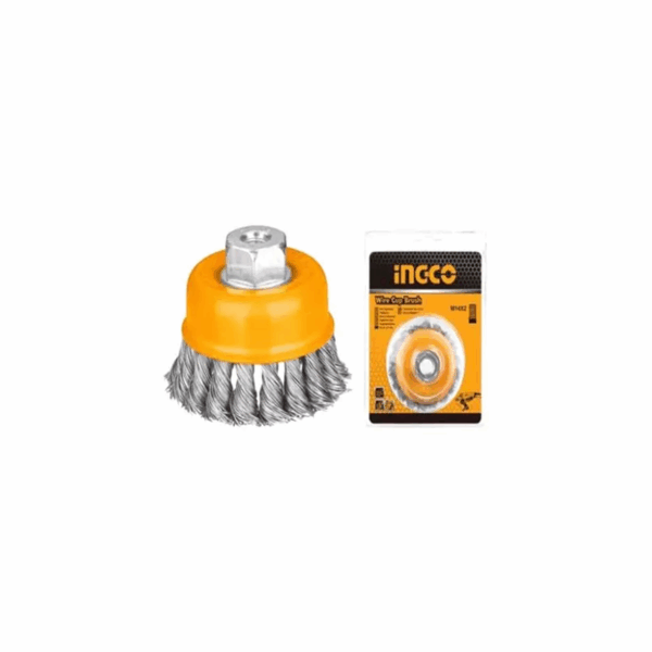 Ingco Twist Wire Cup Brush With Nut 100Mm Wb21002