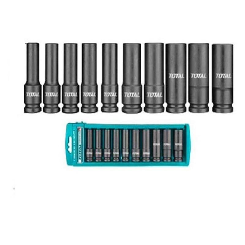 Total Deep Impact Spanner Socket Set 10pcs ½” THKISD12102L