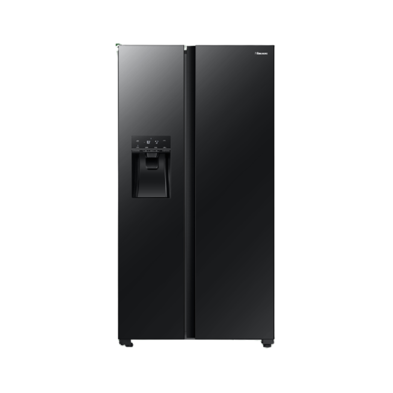 Hisense Refrigerator 535L Side By Side Door, Water Dispenser &Amp; Ice Maker With Inverter Technology H700Smi-Idl