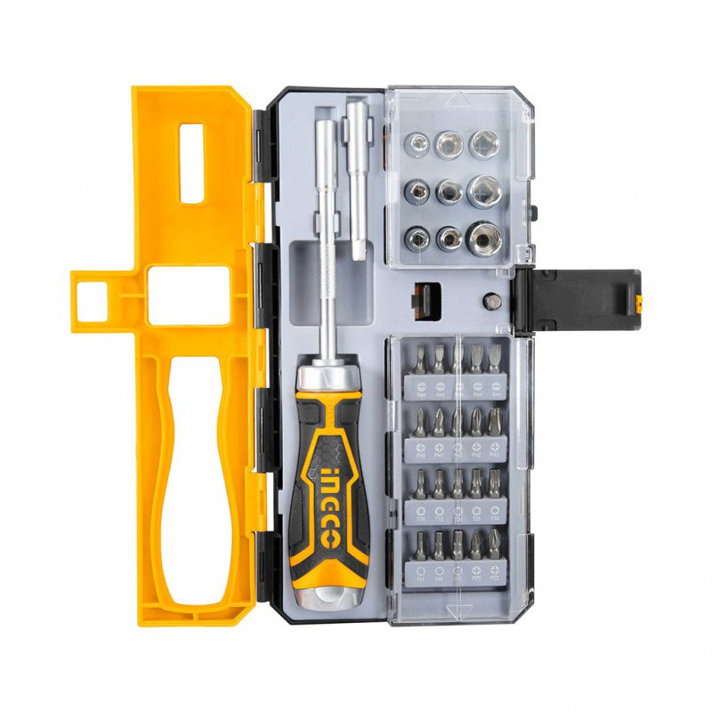 Ingco Screwdriver Set 25Mm 33Pcs Hksdb0338