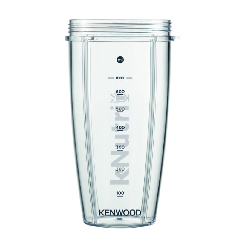 Kenwood Personal Blender 600W Smoothie Blender/Smoothie Maker 600W with 2 x 700ml & 600ml Tritan Smoothie2Go Bottle and Lid Ice Crush Function BSP70.180SL