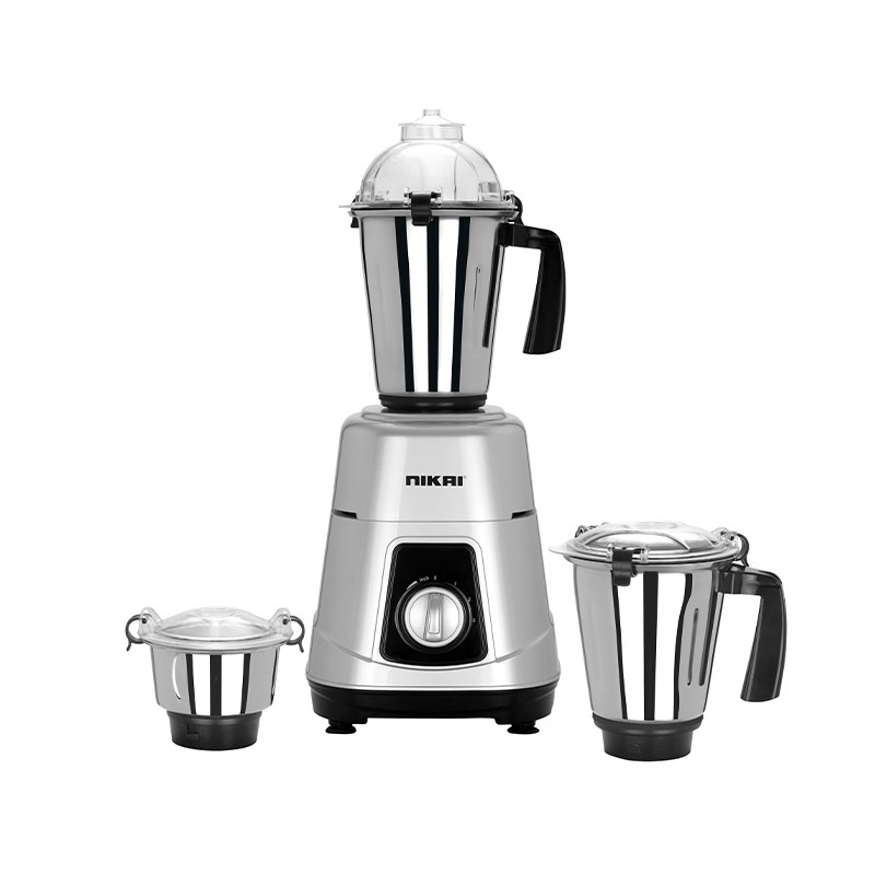 Nikai Blender Mixer Grinder 750W 3 In 1 Stainless Steel 18000 Rpm Turbo Motor Durable Abs Body Stainless Steel Blade &Amp; Jars 3 Speeds + Pulse Perfect For Dry &Amp; Wet Fine Grinding Mixing &Amp; Juicing Made In India Nb984A
