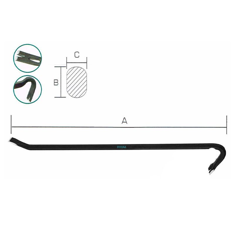 Total Claw/Wrecking Bar 36” THT431362