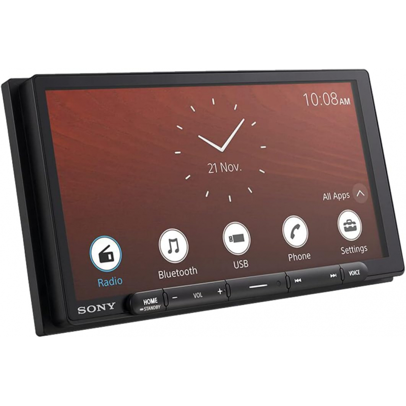 Sony 6.95&Quot; Multimedia Receiver With Wireless Apple Carplay/Android Auto, Hdmi Video Input And Maestro Ready, Frameless Touchscreen, Antiglare Display, Type-C Usb, Digital Clarity Tuner With Bluetooth Xav-Ax6000