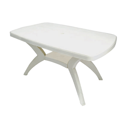 Cello Dining Table 6 Seat Angular 1360 x 840 x 715mm Multi-Color