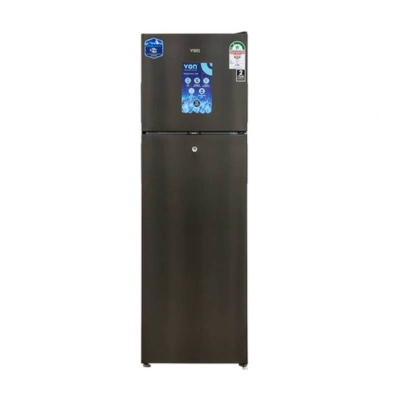 Von Double Door Fridge, 168L Silver Vart-25Dms