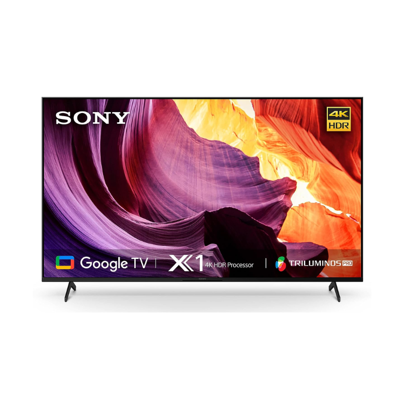 Sony Bravia 65&Quot; Led 4K Ultra Hd Smart Google Tv With 4K X1 Hdr, Motion Flow Xr, Triluminos Pro Display, Chromecast, Bass Reflex Speaker Black Kd-65X80K
